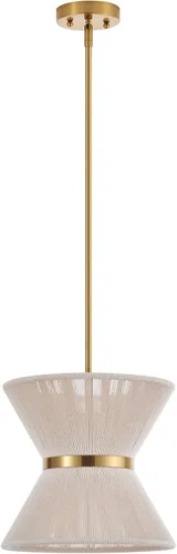 Miniatura 9 de Lámpara colgante bohemia tejida a mano, mini candelabro costero, moderno, ajustable, de transición, minimalista, accesorios de iluminación colgantes