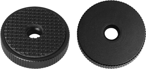 Miniatura 5 de 4 adaptadores de tuerca de bloqueo de rueda de pulgar hembra de aleación de aluminio de 1/4 pulgadas con junta, tuerca de perilla de bloqueo