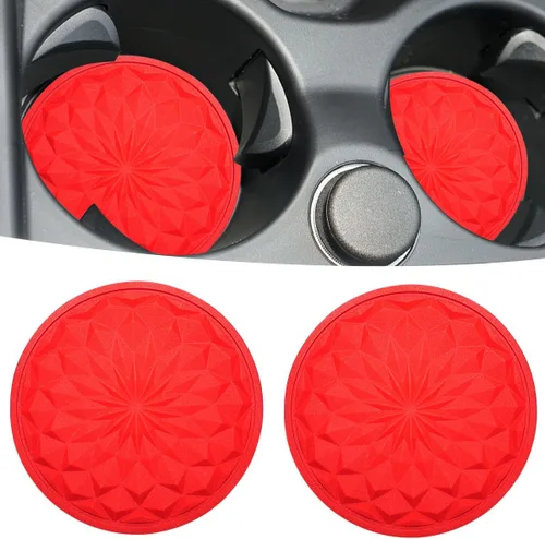 Miniatura 9 de Posavasos para automóvil, portavasos universales impermeables y antideslizantes para automóviles, accesorios para el interior del automóvil, a