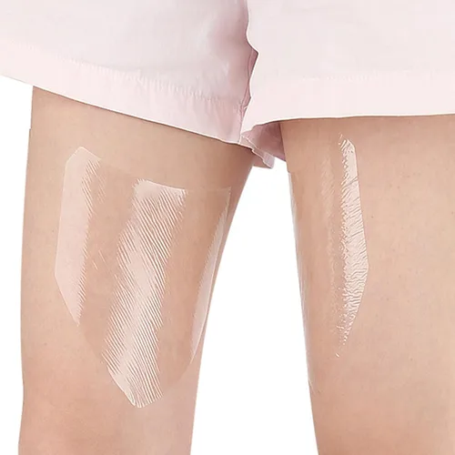Miniatura 4 de 20 almohadillas antifricción para muslos en forma de V, no visibles, cintas antirozaduras para baño, natación, gimnasio, ciclismo, correr