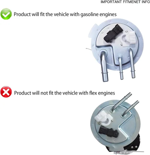 Miniatura 2 de DWVO Bomba de combustible compatible con Chevy Avalanche 1500 2004-2007/Suburban 1500/Cadillac Escalade/GMC Yukon XL 1500 5.3L 6.0L 6.2L