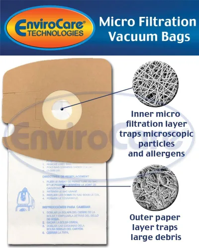 Miniatura 3 de Aspiradora EnviroCare - Bolsas de polvo para aspiradora con microfiltración para Eureka Style MM. Reemplaza la pieza # 60295C