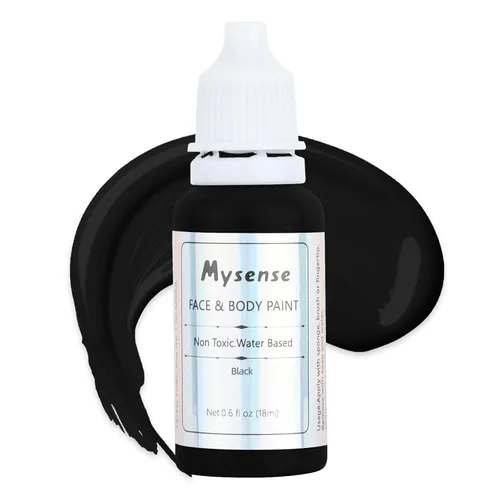 Miniatura 16 de Mysense Pintura facial corporal púrpura pastel, pintura facial lavable a base de agua, pintura corporal crema no tóxica para adultos y niños