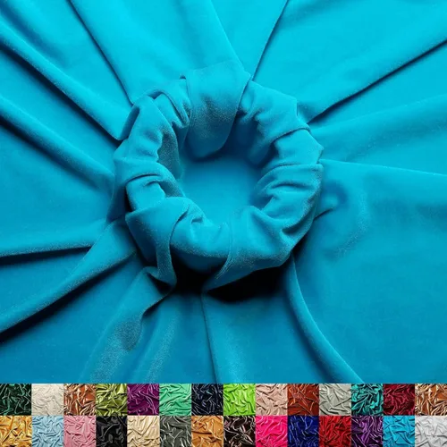 Miniatura 42 de Ice Fabrics The Yard - Tela de terciopelo elástico elástico suave de 60 pulgadas de ancho para coser ropa, disfraces, manualidades, 90% poliéster