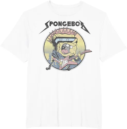 Miniatura 7 de SpongeBob SquarePants Camiseta de manga corta Heavy Metal Rock