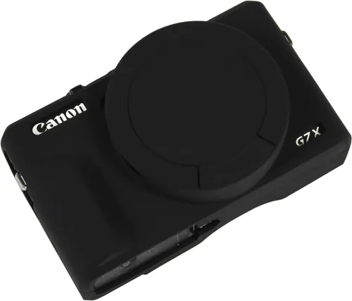 Funda Easy Hood para cámara Canon Powershot G7 X Mark III, cubierta protectora de silicona suave con carcasa de lente extraíble para cámara Canon