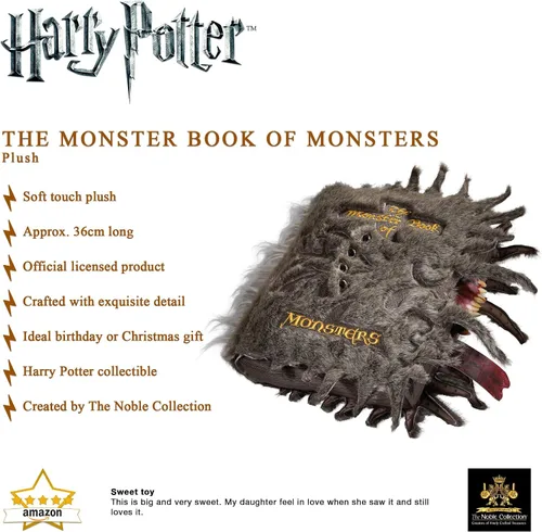 Miniatura 3 de The Noble Collection Harry Potter Peluche de Coleccionista del Libro de Monstruos de los Monstruos