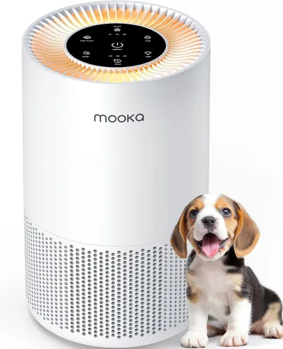 Purificadores de aire para el hogar habitaciones grandes de hasta 1200 pies cuadrados, MOOKA H13 True HEPA Purificador de aire para dormitorio