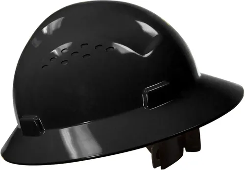 Miniatura 6 de EPP Por JORESTECH - Casco de Seguridad de Ala Completa Estilo HDPE con Suspensión de Trinquete Ajustable Para Trabajo, Hogar, y Protección General