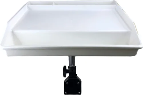 Miniatura 2 de Pactrade Marine Tabla de corte de cebo de mesa de filete blanco de pesca Monte de un solo carril