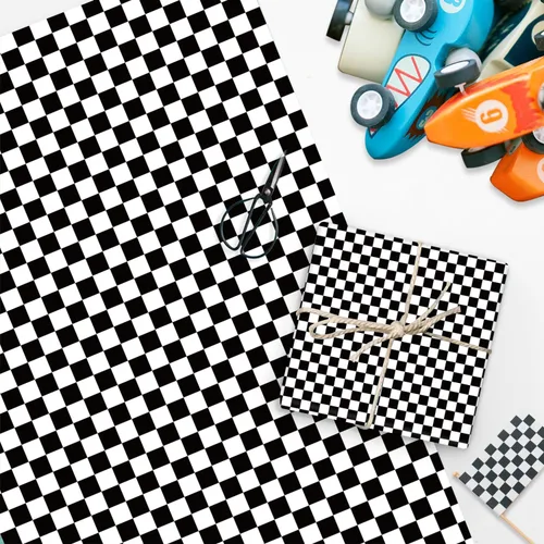 Miniatura 6 de Mpanwen Papel de regalo de auto de carreras para niños y niños, 12 hojas de papel de regalo de carreras para Navidad, cumpleaños, vacaciones, 20 x