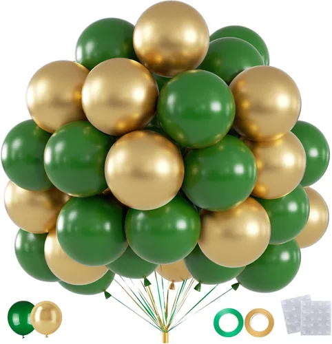 Miniatura 15 de 60 globos de confeti negro y dorado, globos metálicos de látex dorado y negro de 12 pulgadas para graduación 2026, aniversario, cumpleaños, Navidad