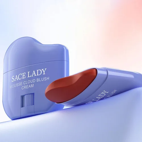Miniatura 7 de SACE LADY Maquillaje facial cremoso rubor, no se seca, colorete pigmentado, suaviza y nutre para maquillaje de labios, ojos, mejillas, belleza, 0.31