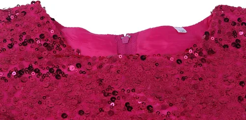 Miniatura 3 de Wocau - Vestido sin mangas para niñas con lentejuelas malla de tul y diseño de flor