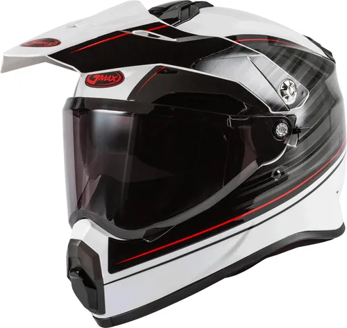 Miniatura 6 de Gmax AT-21 Adventure Raley Casco Rojo Blanco