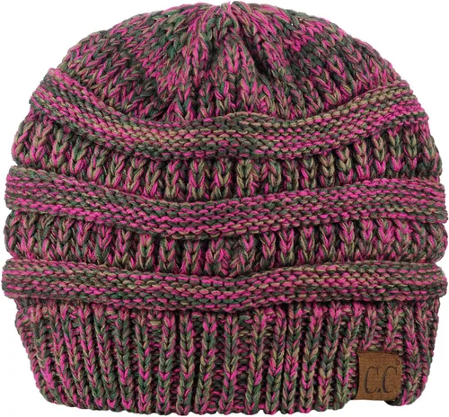 Miniatura 69 de C.C Trendy Warm Chunky Soft Stretch Cable Knit Beanie