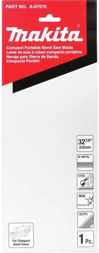 Miniatura 2 de Makita A-97570 32-7/8" 18TPI Hoja de sierra de cinta portátil compacta