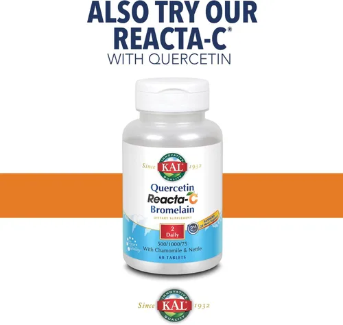Miniatura 5 de KAL Reacta-c con tabletas de bioflavonoides, 60