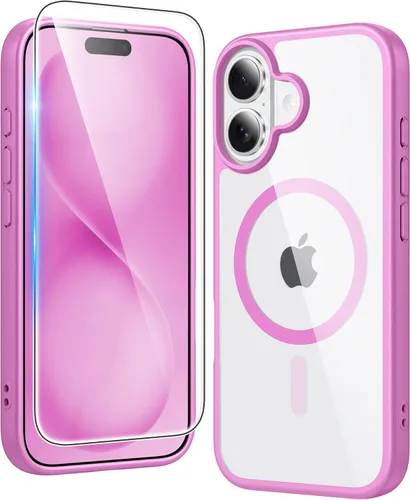 Miniatura 1317 de FNTCASE Funda para iPhone 13 Pro-Max: Fundas magnéticas transparentes compatibles con Magsafe Slim anti amarillamiento protección contra caídas
