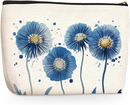 Miniatura 20 de Wenboco Bolsa de cosméticos con temática de ratón de dibujos animados para mujeres, cumpleaños, esta chica corre en aperitivos, bolsa de maquillaje
