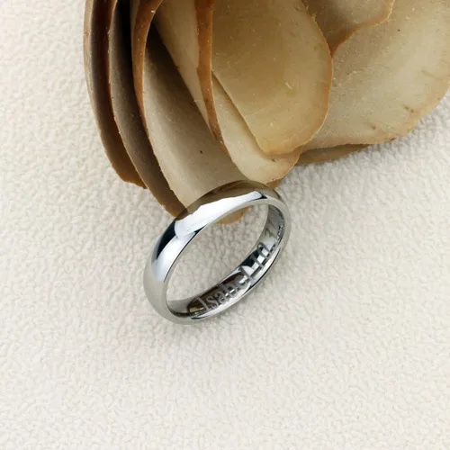 Miniatura 2 de Prime Pristine Anillo de boda de titanio con grabado gratuito, ajuste cómodo, 0.157in, clásico