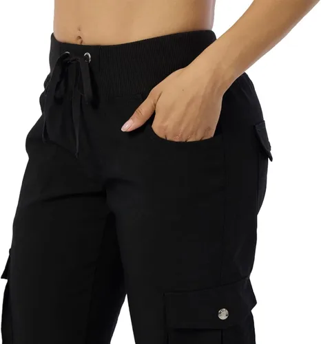 Miniatura 5 de Women's Cargo Capris Hiking Pants Lightweight Quick Dry Athletic Outdoor Travel Casual Joggers Sweatpants