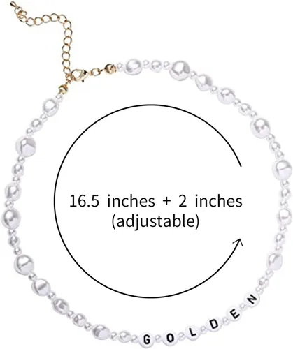 Miniatura 7 de Gargantilla de perlas con cara sonriente, collar de perlas irregulares de Harry Golden para mujer, bohemio, colorido, cuentas de sonrisa