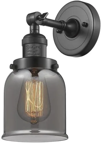 Miniatura 22 de Innovations 203-BB-G54 1 Aplique de luz, pantalla de campana pequeña, latón cepillado