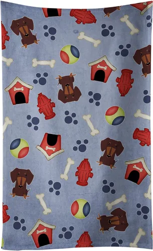 Miniatura 130 de Caroline's Treasures BB2654KTWL Dog House Collection Airedale - Toalla de cocina para invitados, toalla de baño decorativa para cara, té, paño