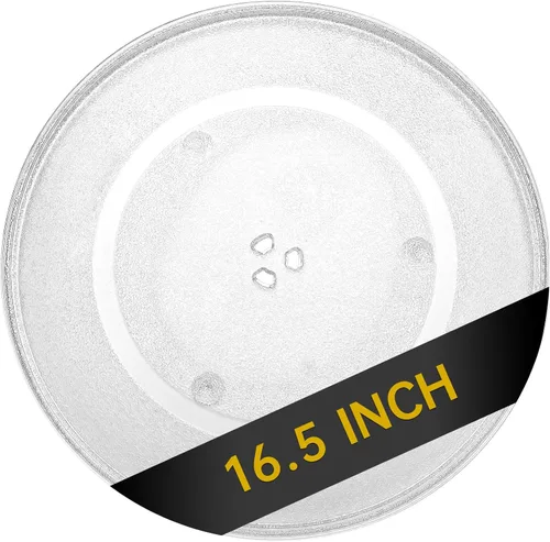 Miniatura 14 de Placa giratoria de vidrio para microondas de 13.5 pulgadas, bandeja de microondas de 13.5 pulgadas / 34.3cm, placa de vidrio de repuesto
