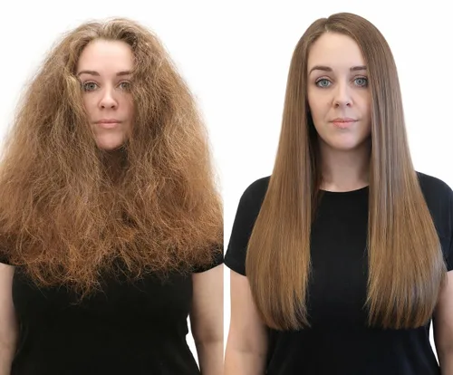 Miniatura 7 de Gold Label - Tratamiento profesional de queratina brasileña con fórmula súper mejorada específicamente diseñada para tipos de cabello grueso