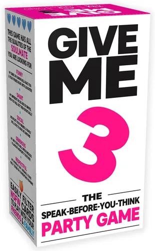 SAVANA GIVE ME 3 - Juegos de fiesta para adultos de ritmo rápido e hilarantes con regla de 10 segundos | 2+ jugadores | Juego de cartas para adultos