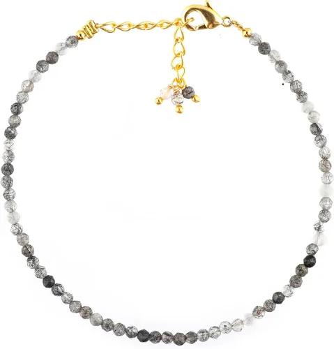 Miniatura 11 de TGH Pulsera de cuentas naturales con piedras preciosas microfacetadas, joyería para ella, cristales curativos energéticos de piedra natal, cadena