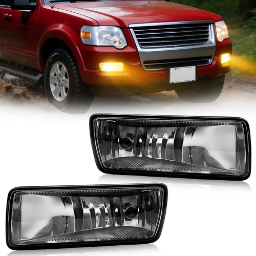 Miniatura 63 de Fog Lights Compatible With 2013 2014 2015 Ford Explorer Front Bumper Driving Lamp Assembly Clear Lens