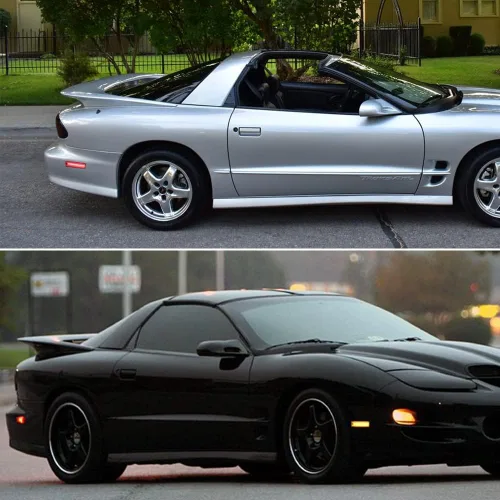 Miniatura 9 de Kit de luces laterales con lente transparente ámbar/roja LED compatible con Pontiac Firebird Trans Am 1998-2002, reemplaza las luces laterales OEM