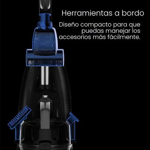 Miniatura 7 de Eureka PowerSpeed Aspiradora Vertical Ligera para Alfombras y Pisos Duros, Potente Aspiradora Vertical sin Bolsa para el Hogar con Mascotas, Azul