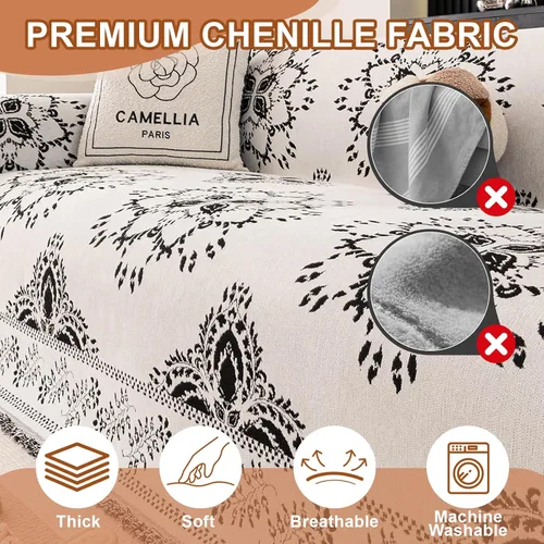 Miniatura 55 de STACYPIK Funda de sofá gris impermeable para perros, funda de sofá antideslizante para sofá de 3 cojines, funda seccional lavable para forma de L