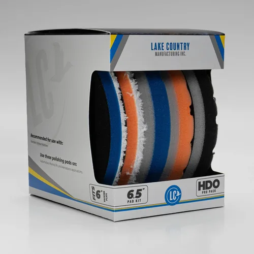 Miniatura 12 de Lake Country Almohadilla de Pulido de Espuma Azul HDO de 6.5" de Servicio Pesado (Paquete de 1) – Almohadilla de Pulido Orbital Premium de Servicio