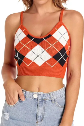 Camiseta corta para mujer, bonita camiseta sin mangas con cuello halter, acanalado, sexy, corsé para adolescentes y niñas