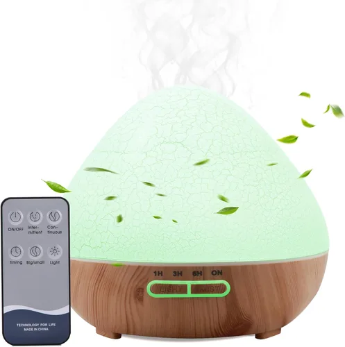 Humidificadores de 16.9 fl oz para dormitorio, fácil de llenar y limpiar, humidificador de aire silencioso de niebla fría para el hogar, apagado