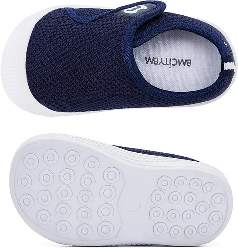 Miniatura 3 de BMCiTYBM Zapatos de bebé para niños y niñas, zapatos para caminar para niños pequeños, zapatos ligeros antideslizantes para 6, 9, 12, 18, 24 meses