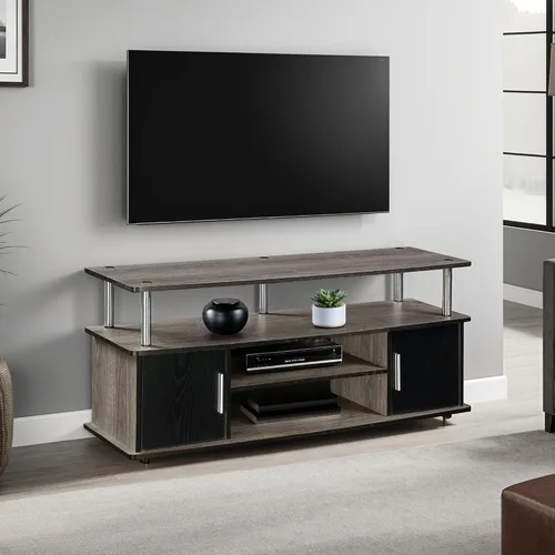 Miniatura 2 de Convenience Concepts Designs2Go Monterey - Mueble para TV, Madera, Gris(Weathered Gray)