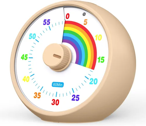 Miniatura 19 de Temporizador visual para niños, temporizador de cuenta regresiva de 60 minutos para aula, oficina, cocina, temporizador de escritorio, herramientas