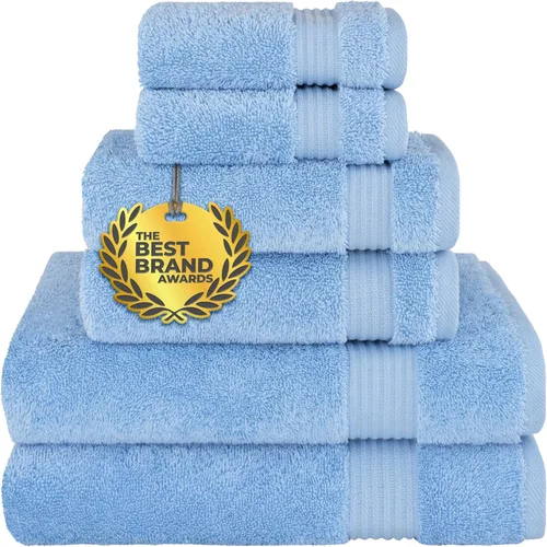 Miniatura 125 de Cotton Paradise - Juego de 4 toallas de mano para baño, 100% algodón turco, toallas suaves y absorbentes para la cara, toallas de mano color gris
