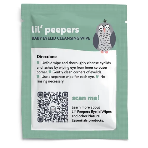 Miniatura 6 de Natural Essentials Lil' Peepers Toallitas limpiadoras de ojos y párpados para bebés, sin conservantes y sin enjuague, toallitas suaves