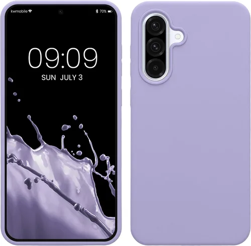 Miniatura 167 de kwmobile Funda Compatible con Samsung Galaxy A14 5G - Funda de teléfono de TPU y silicona con acabado suave - Verde Lima