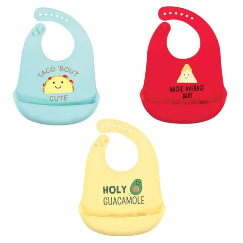 Miniatura 37 de Baberos Hudson Baby de silicona unisex para bebé Mariscos