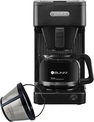 Miniatura 4 de Filtro de café permanente de acero inoxidable NRP 304 hecho para cafetera BUNN 10 tazas y otras cafeteras de filtro de 12-14 tazas Filtro de cesta