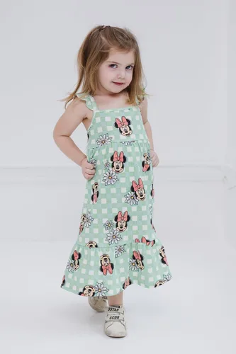 Miniatura 5 de Disney Minnie Mouse - Vestido midi para niñas pequeñas y grandes, diseño de sirena, Ariel