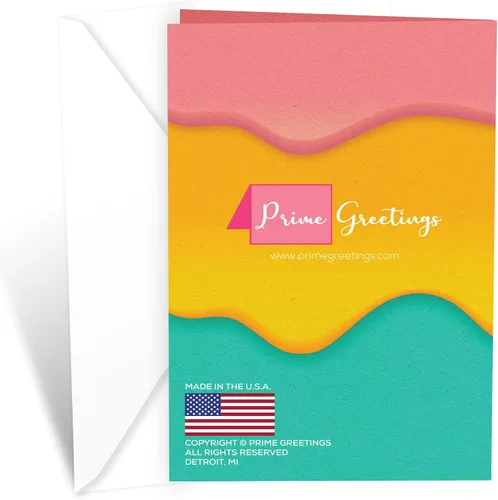 Miniatura 4 de Prime Greetings Tarjeta del día de San Valentín para nieta, fabricada en Estados Unidos, ecológica, tarjeta gruesa con sobre de primera calidad de 5